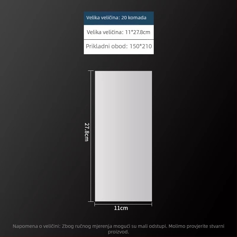 Zaštitni omotač za daljinski upravljač – vodootporan i otporan na prašinu, PVC materijal; glavni dio tkanine POF 50%; moderni minimalistički stil.