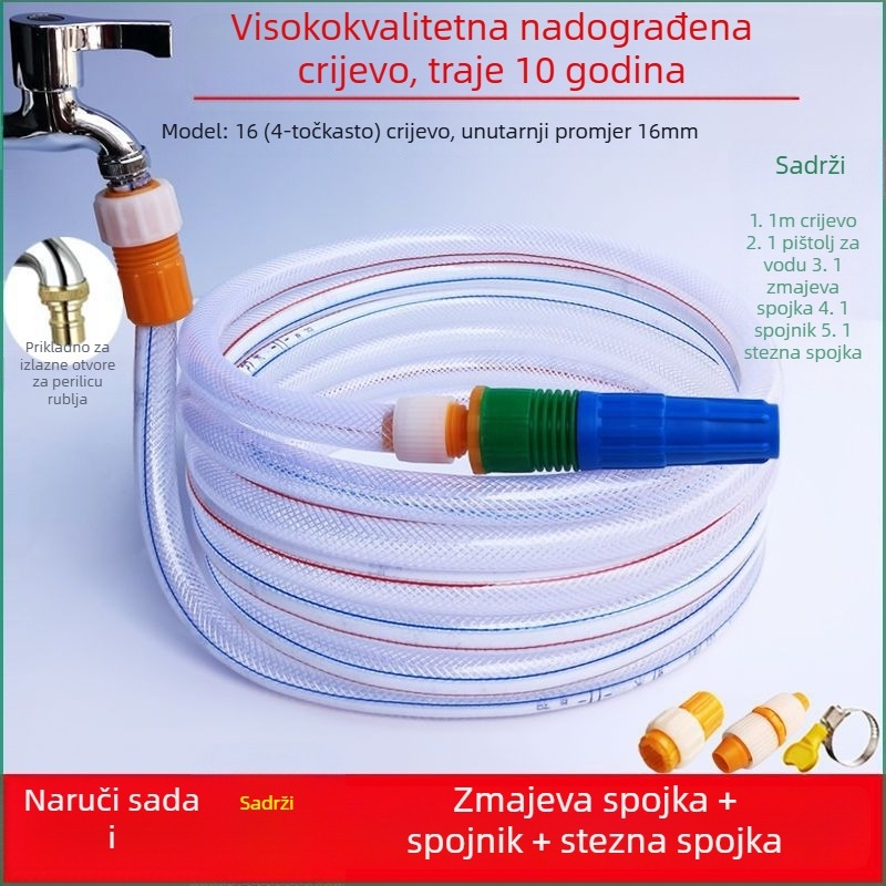 Pistolj za vodu visokog tlaka s držačem za prst, od inženjerskih plastika