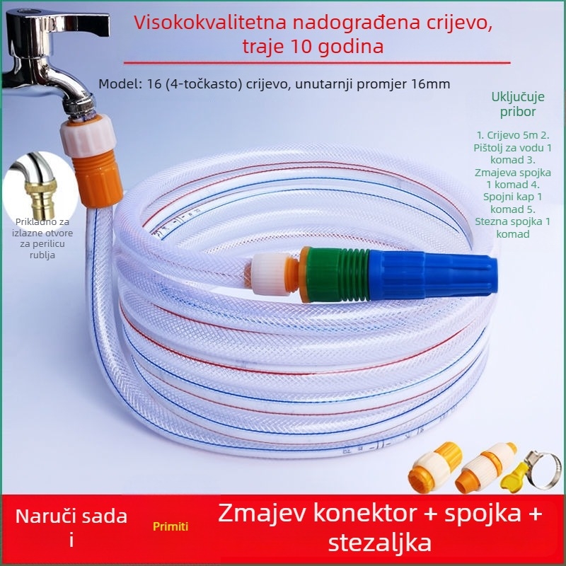 Pistolj za vodu visokog tlaka s držačem za prst, od inženjerskih plastika