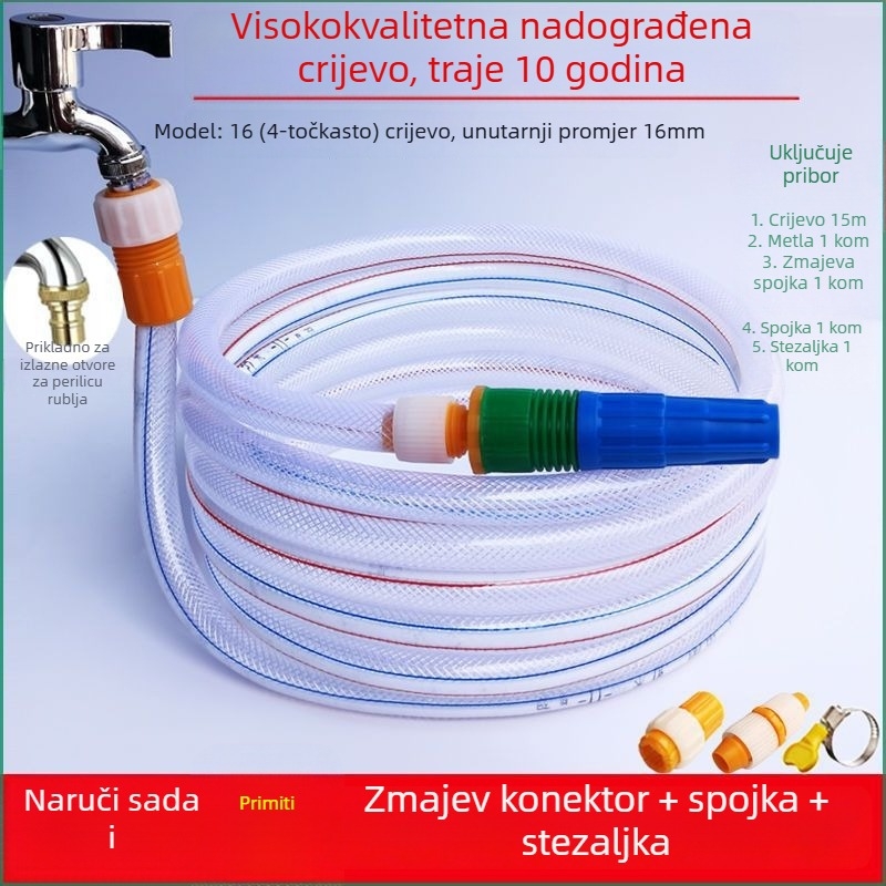 Pistolj za vodu visokog tlaka s držačem za prst, od inženjerskih plastika
