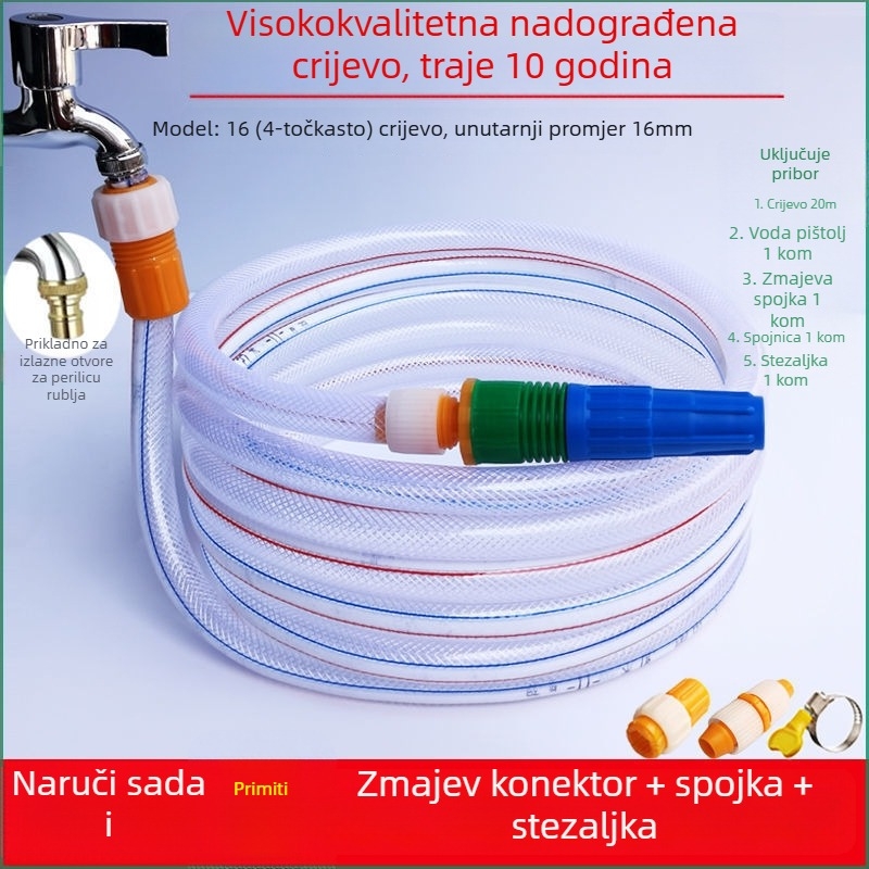 Pistolj za vodu visokog tlaka s držačem za prst, od inženjerskih plastika