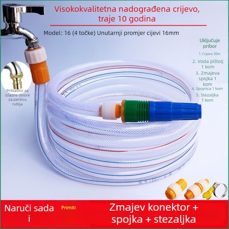 Pistolj za vodu visokog tlaka s držačem za prst, od inženjerskih plastika
