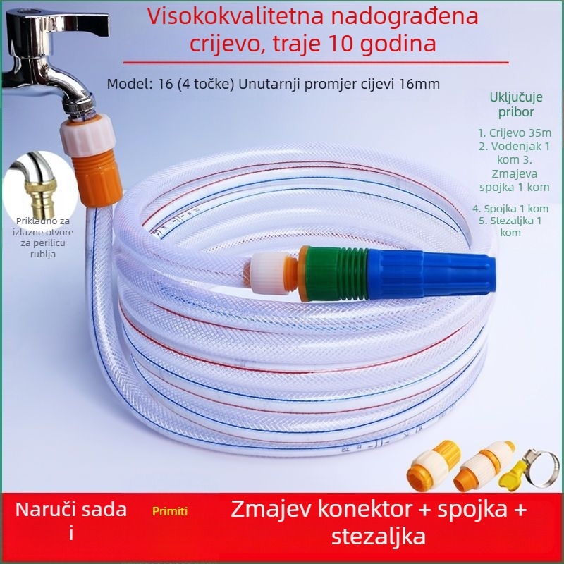 Pistolj za vodu visokog tlaka s držačem za prst, od inženjerskih plastika