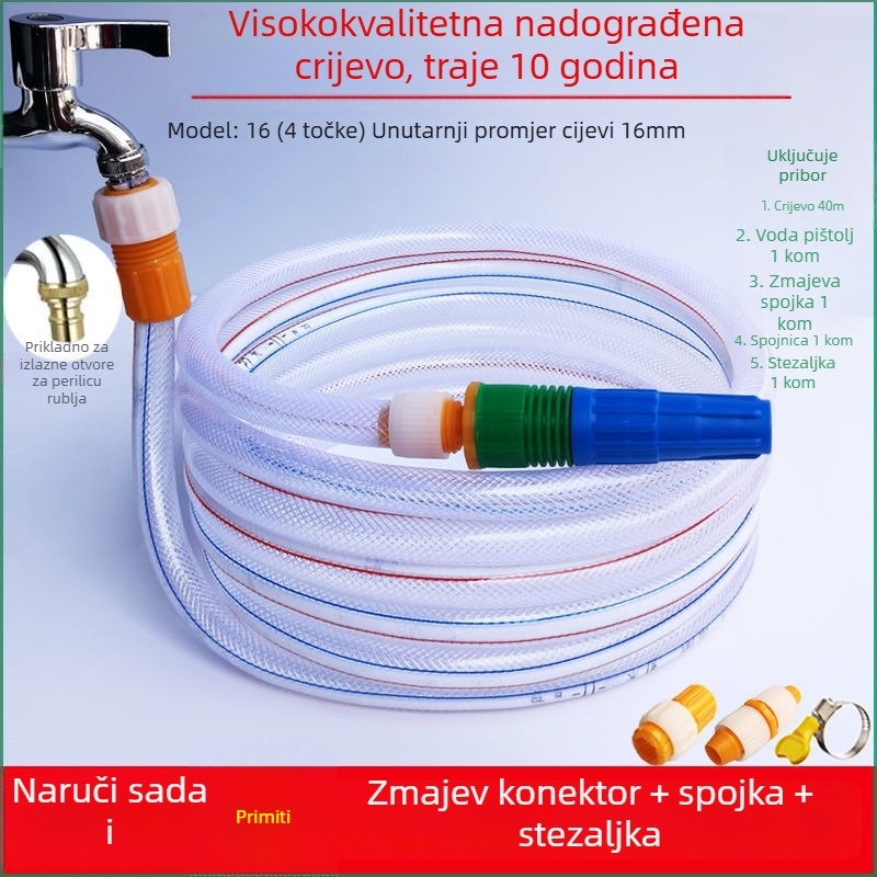 Pistolj za vodu visokog tlaka s držačem za prst, od inženjerskih plastika