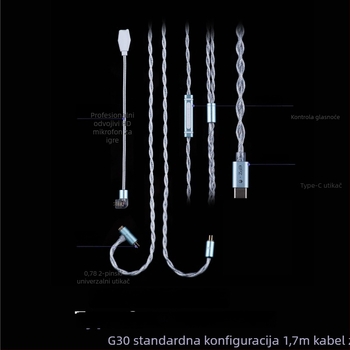 Epz Upgrade Line audio kabel, srebrna prevlaka, za digitalne uređaje