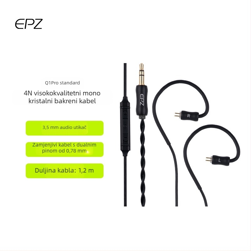 Epz Upgrade Line audio kabel, srebrna prevlaka, za digitalne uređaje