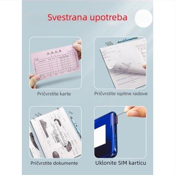 Spajalica za papir u obliku slova U za dokumente, metalna, M&G Morning Light