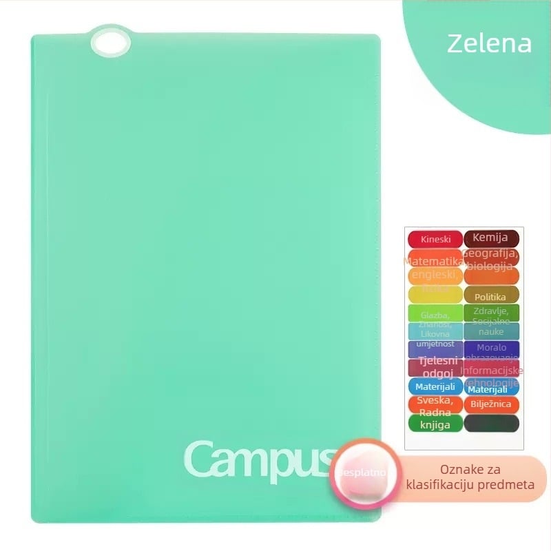 Kokuyo FU810 Višestruka fascikla, Plastični organizator dokumenata, Kompatibilan sa A3 papirom