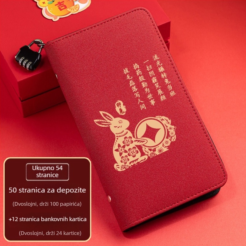 Kožni držač depozitnih listića sa zipom – Serija Dvanaest znakova zodijaka, moguć otisak logotipa