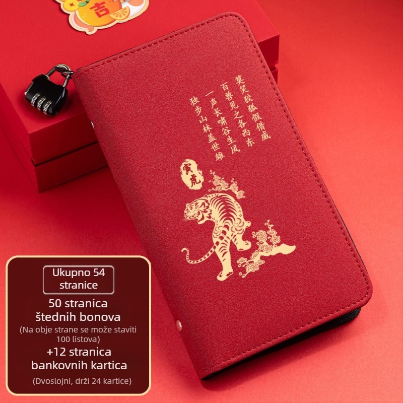 Kožni držač depozitnih listića sa zipom – Serija Dvanaest znakova zodijaka, moguć otisak logotipa