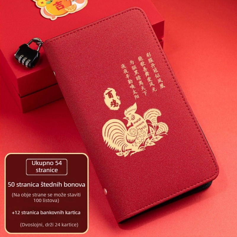 Kožni držač depozitnih listića sa zipom – Serija Dvanaest znakova zodijaka, moguć otisak logotipa