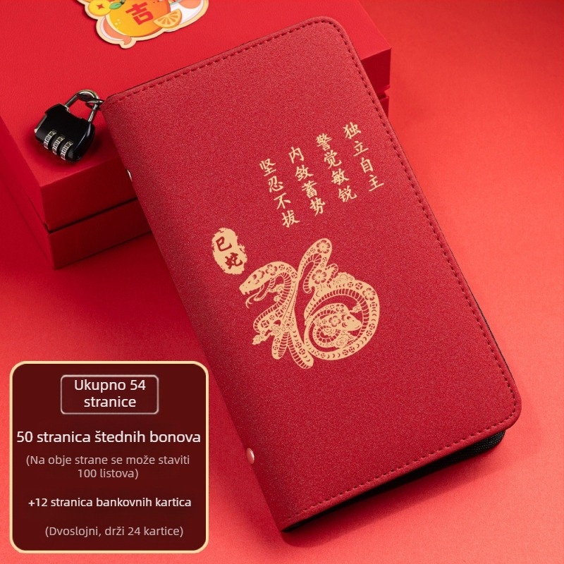 Kožni držač depozitnih listića sa zipom – Serija Dvanaest znakova zodijaka, moguć otisak logotipa