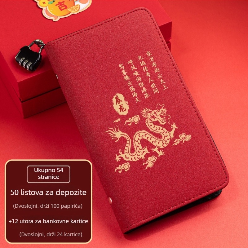 Kožni držač depozitnih listića sa zipom – Serija Dvanaest znakova zodijaka, moguć otisak logotipa
