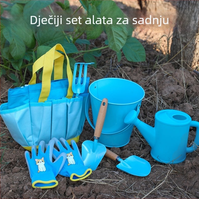 Dječji set alata za vrtlarstvo — željezna konstrukcija, mlaznica tipa tuš, za kućno vrtlarenje