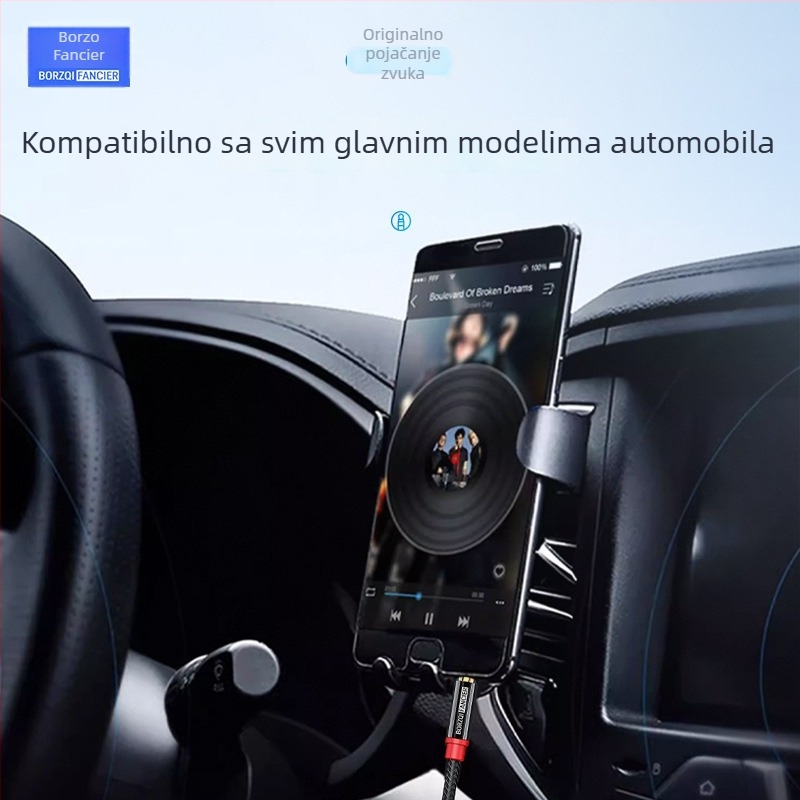 Wolfhound FBCH-YPX audiophile pleteni audio kabel za digitalne uređaje, zlatni konektori, OFC bakreni vodiči, ROHS certificirano