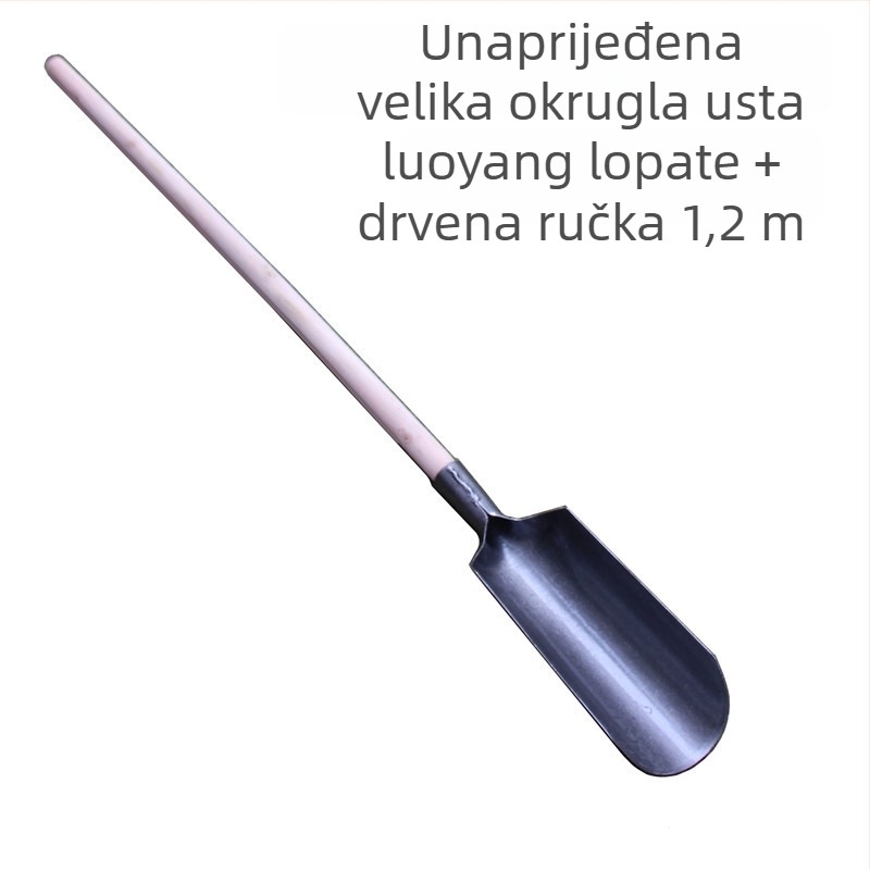 Luoyang lopata za vrt – alat za vanjsko kopanje rupa, vađenje tla i pripremu sadnica