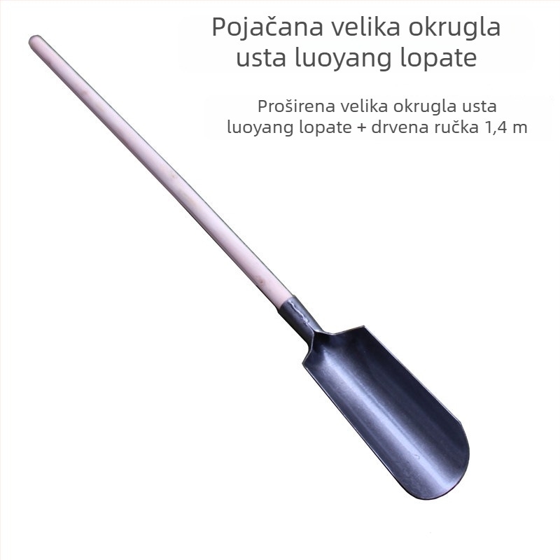 Luoyang lopata za vrt – alat za vanjsko kopanje rupa, vađenje tla i pripremu sadnica