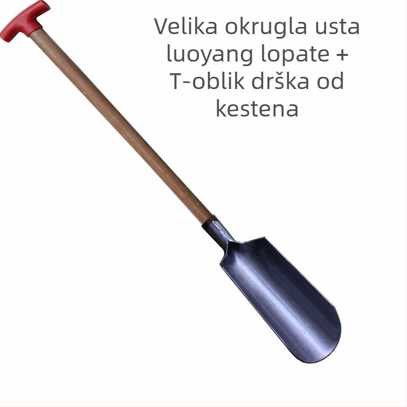 Luoyang lopata za vrt – alat za vanjsko kopanje rupa, vađenje tla i pripremu sadnica