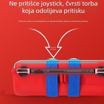 Nintendo Switch torbica za pohranu EVA+PU; kompatibilna s Switch, Switch OLED i Switch Lite; model: Switch; težina 450,5 g