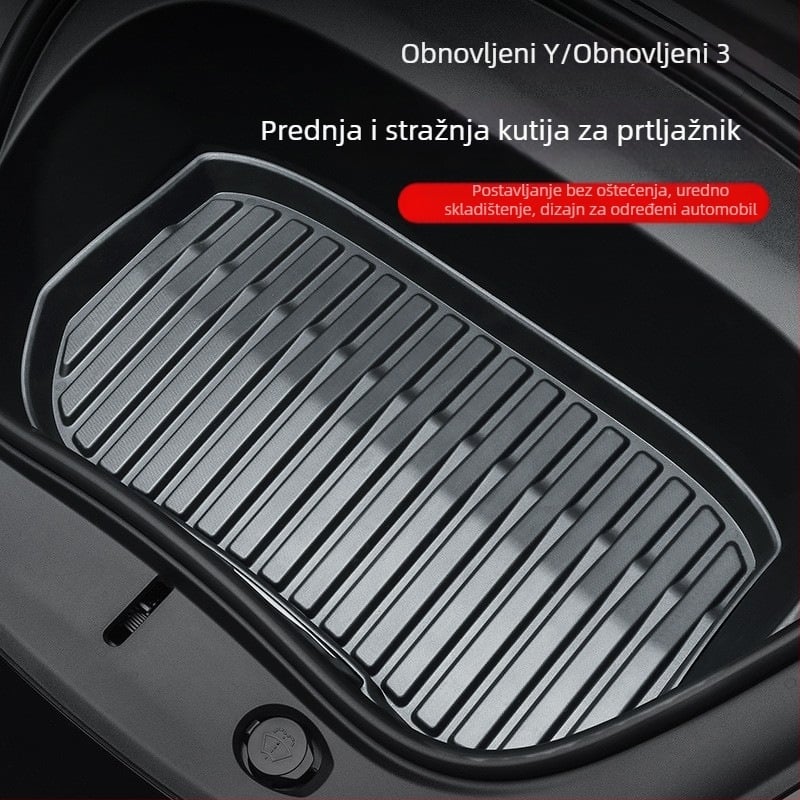 Prednja podloga za prtljažnik za Tesla Model 3/Y – puna pokrivenost, TPE materijal, klasa 92, Guangzhou Mingshi
