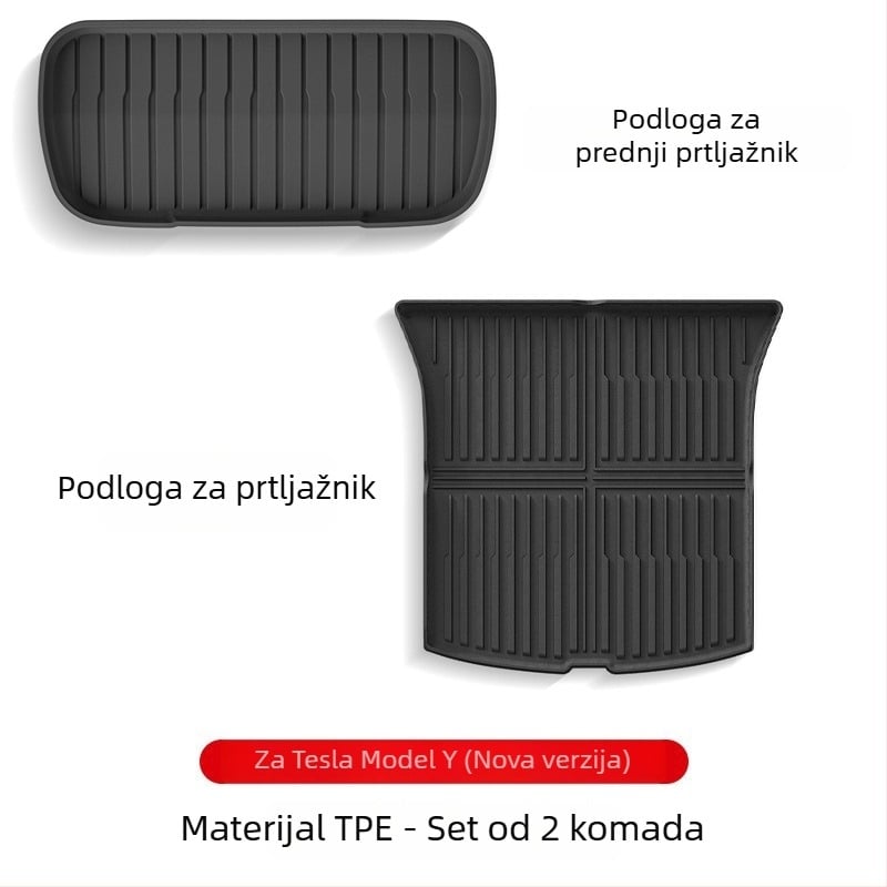 Prednja podloga za prtljažnik za Tesla Model 3/Y – puna pokrivenost, TPE materijal, klasa 92, Guangzhou Mingshi