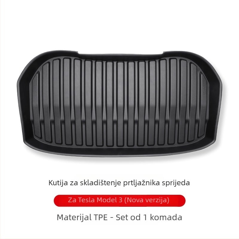 Prednja podloga za prtljažnik za Tesla Model 3/Y – puna pokrivenost, TPE materijal, klasa 92, Guangzhou Mingshi