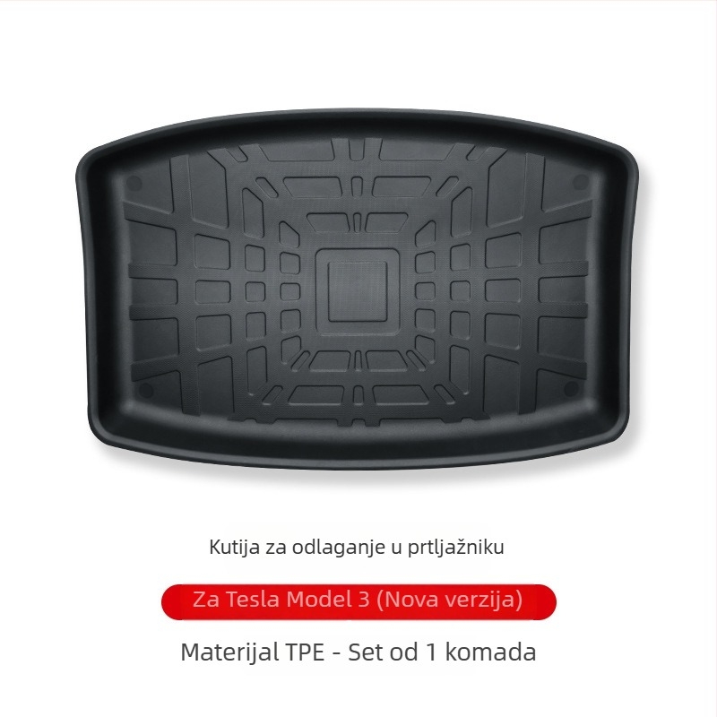 Prednja podloga za prtljažnik za Tesla Model 3/Y – puna pokrivenost, TPE materijal, klasa 92, Guangzhou Mingshi