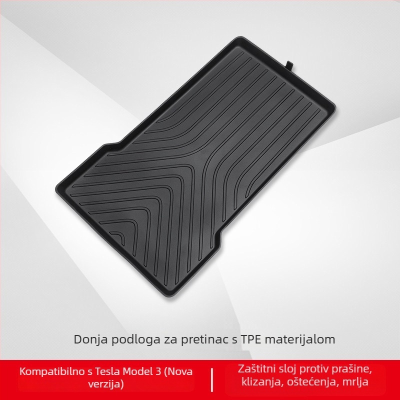 Prednja podloga za prtljažnik za Tesla Model 3/Y – puna pokrivenost, TPE materijal, klasa 92, Guangzhou Mingshi
