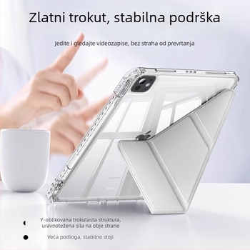 Prozirni akrilni zaštitni kućište za iPad 11, Air 6/5 i Air 13, 10. generacija, Y-stalak