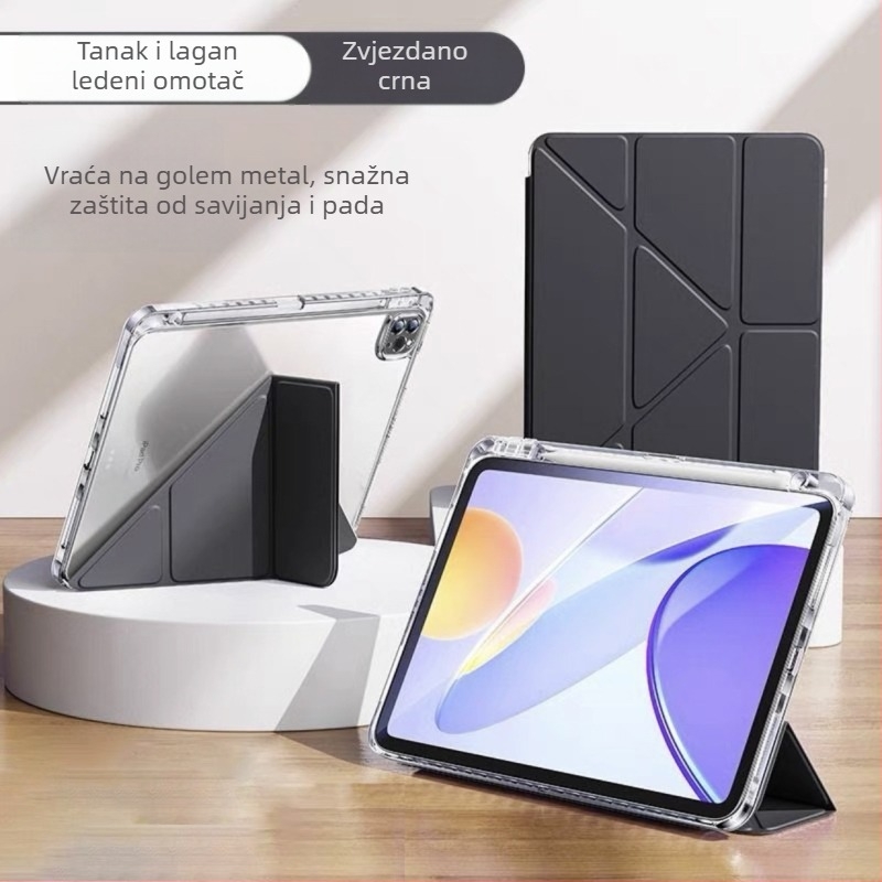 Prozirni akrilni zaštitni kućište za iPad 11, Air 6/5 i Air 13, 10. generacija, Y-stalak