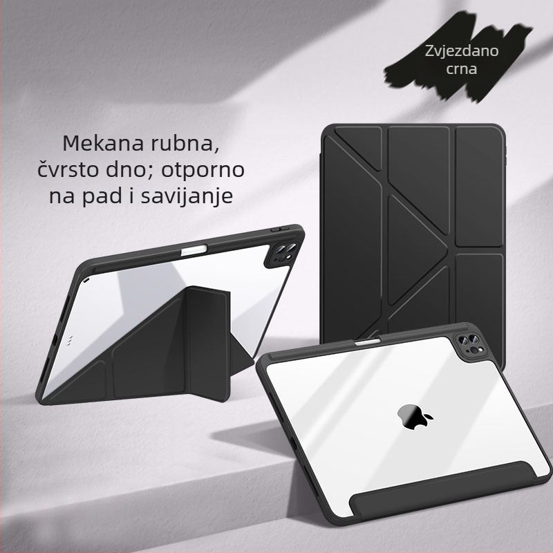 Prozirni akrilni zaštitni kućište za iPad 11, Air 6/5 i Air 13, 10. generacija, Y-stalak