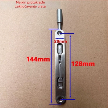 Brava za vrata s leptir mehanizmom od željeza, za kućnu uporabu