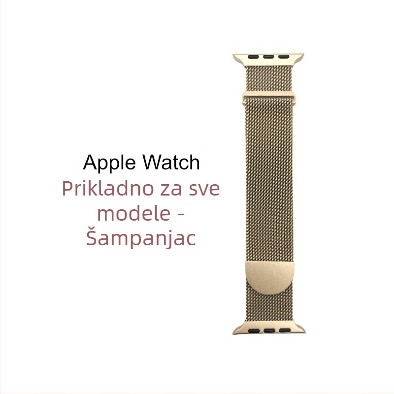 Milanese metalna narukvica za Apple Watch S11, dvodijelna