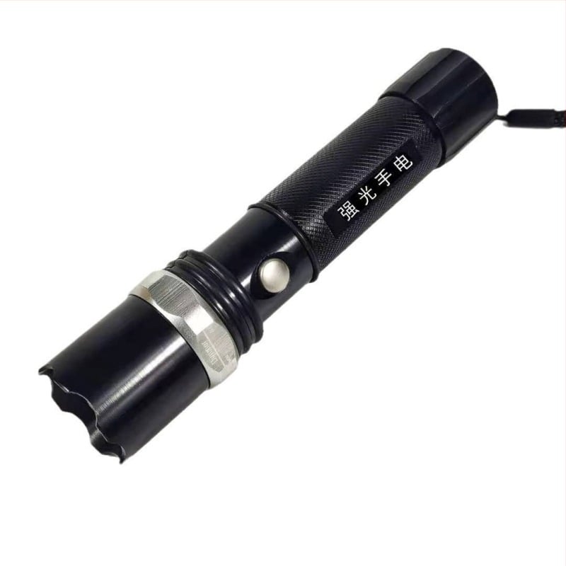 LED čelna lampa s aluminijskom legurom, mehanički zum, 5W, 4200mAh rechargeable baterija, 360° rotacija