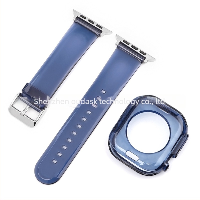 Prozirno TPU kućište za remen Apple Watch Glacier Jelly, kompatibilno s Apple Watch Series 8/Ultra/SE/7/6/5