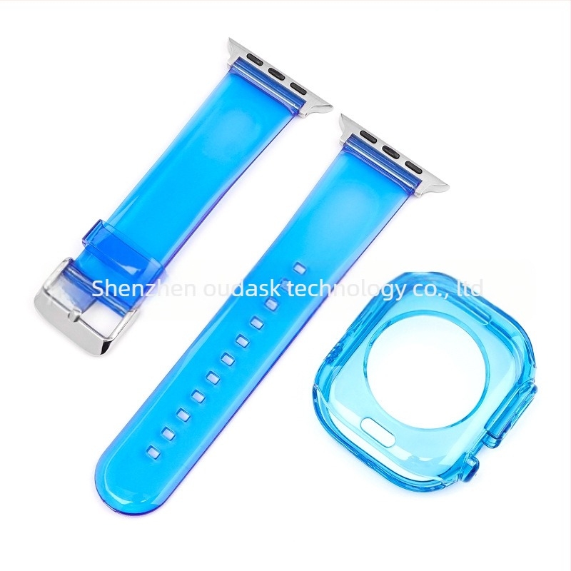 Prozirno TPU kućište za remen Apple Watch Glacier Jelly, kompatibilno s Apple Watch Series 8/Ultra/SE/7/6/5