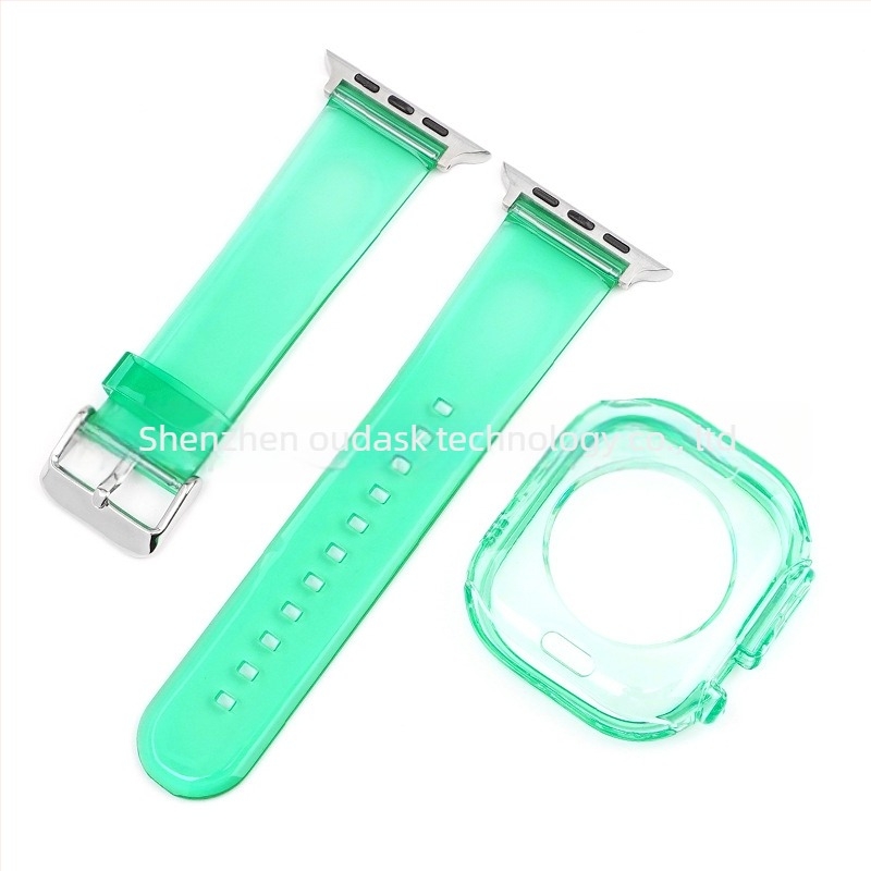 Prozirno TPU kućište za remen Apple Watch Glacier Jelly, kompatibilno s Apple Watch Series 8/Ultra/SE/7/6/5