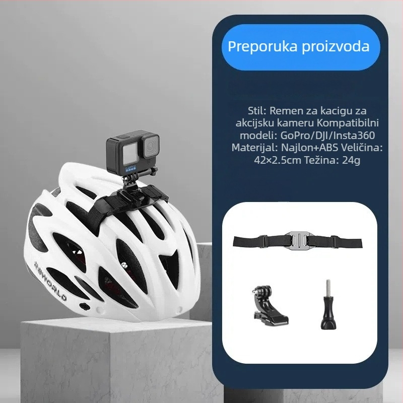 Dodatna oprema za kameru Insta360 Ace Pro 2 – kaiš za glavu, kaiš za prsa, klip za ruksak, nosač za motocikl