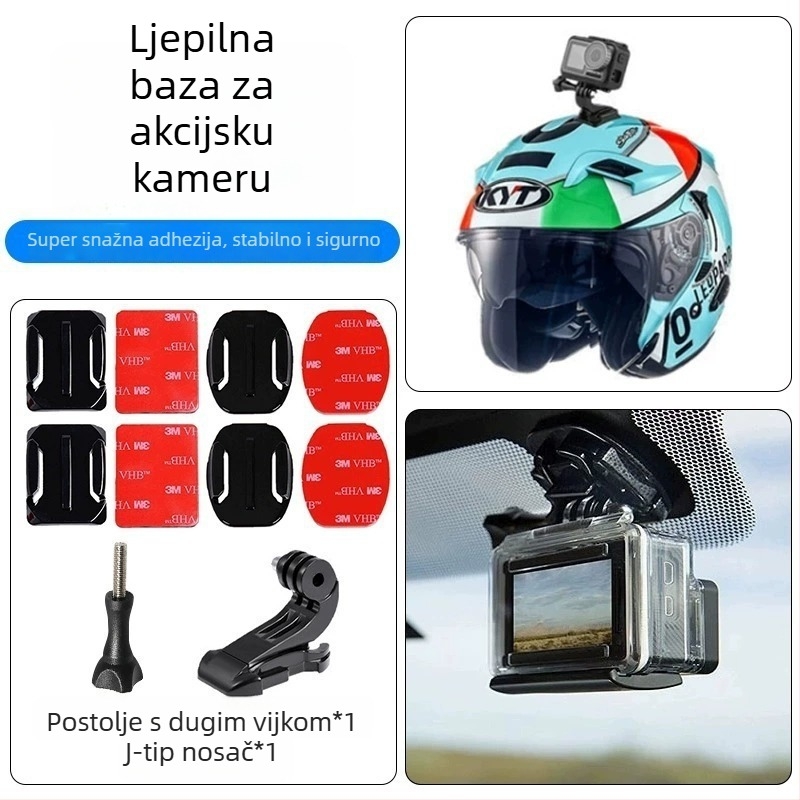 Dodatna oprema za kameru Insta360 Ace Pro 2 – kaiš za glavu, kaiš za prsa, klip za ruksak, nosač za motocikl