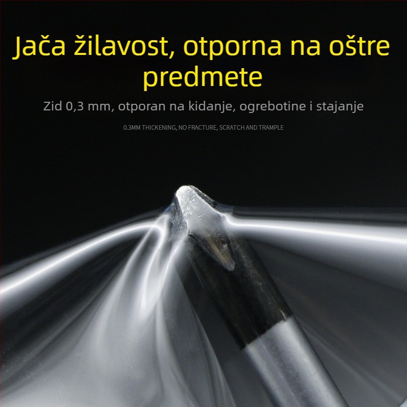 Film zaštite pragova automobila s teksturom Rhino kože, proziran TPU zaštitni film, samoljepljiva montaža, nevidljiv, otporan na ogrebotine i udarce