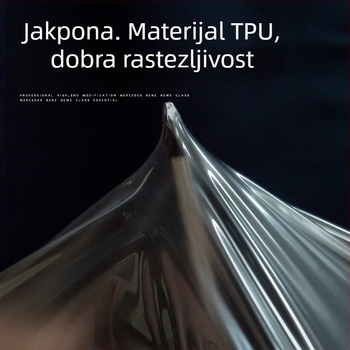 PET zaštitni film za zaslon središnje upravljačke ploče, universalno kompatibilan, otporno na visoke i niske temperature, Luxury Gift
