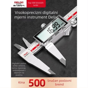 SHASHENG digitalni kaliper, industrijske klase, visoka preciznost, mjerenje dubine