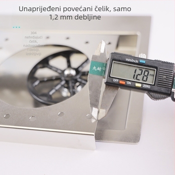 Kuhinjski slavina za pranje čaša, nehrđajući čelik, model TS463214, jednostruko spajanje, promjer ulaza/izlaza 4 mm, jezgru ventila od bakra