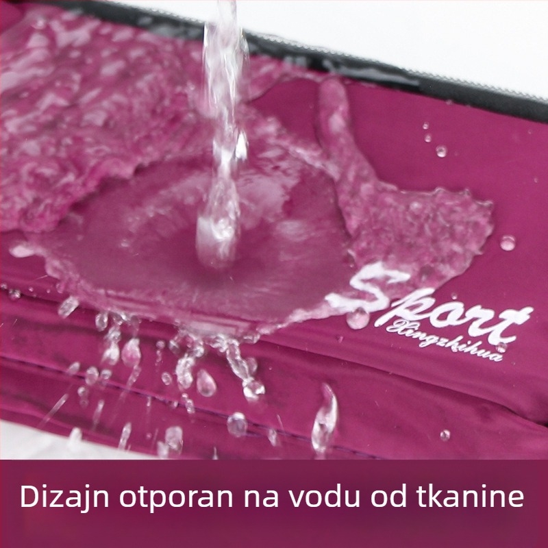 Muška pojasna torba – vodootporno Oxford platno, cross-body pojas, gradski minimalistički stil, jednobojni uzorak