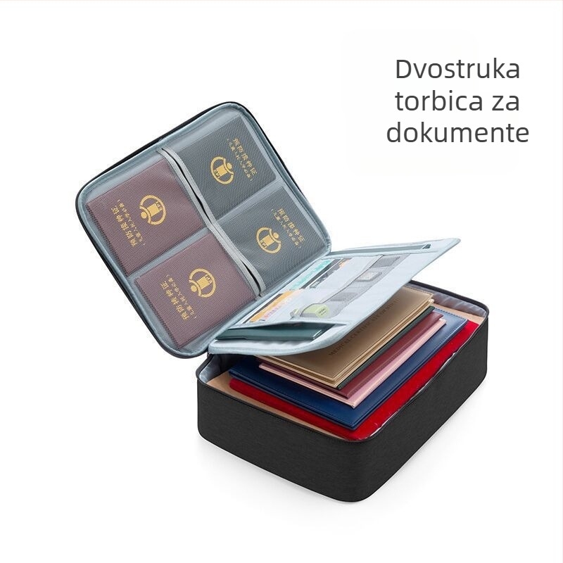 Huacai Višeslojni organizator kartica/ID, kubični oblik, kationični materijal, zaključavanje, za putovanja