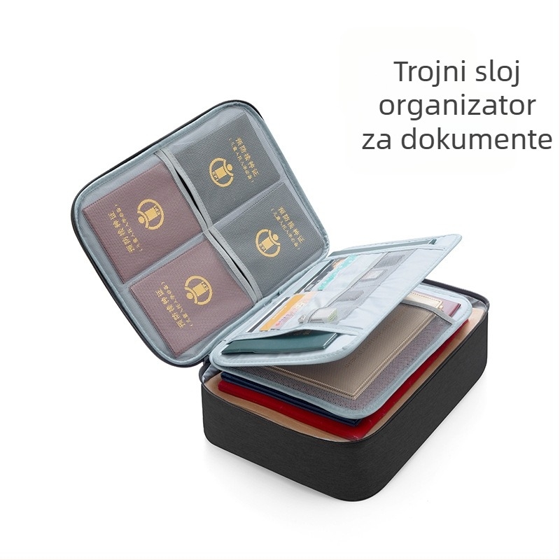 Huacai Višeslojni organizator kartica/ID, kubični oblik, kationični materijal, zaključavanje, za putovanja