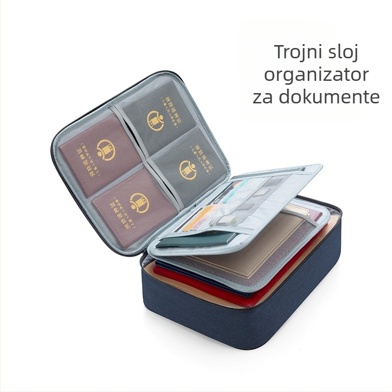 Huacai Višeslojni organizator kartica/ID, kubični oblik, kationični materijal, zaključavanje, za putovanja