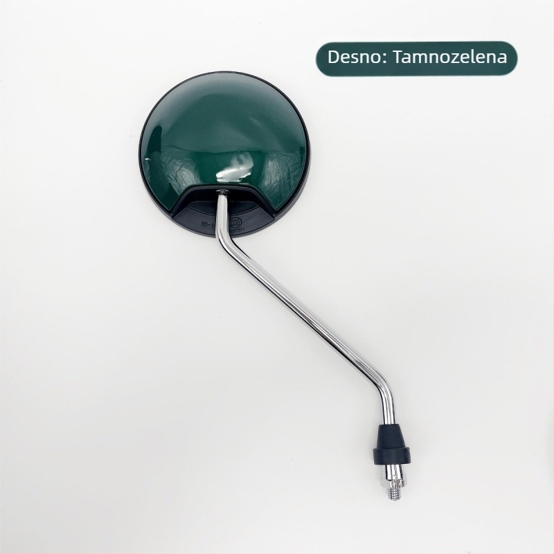 Retrovizor za električni bicikl, konveksno širokokutni, univerzalno okruglo ogledalo