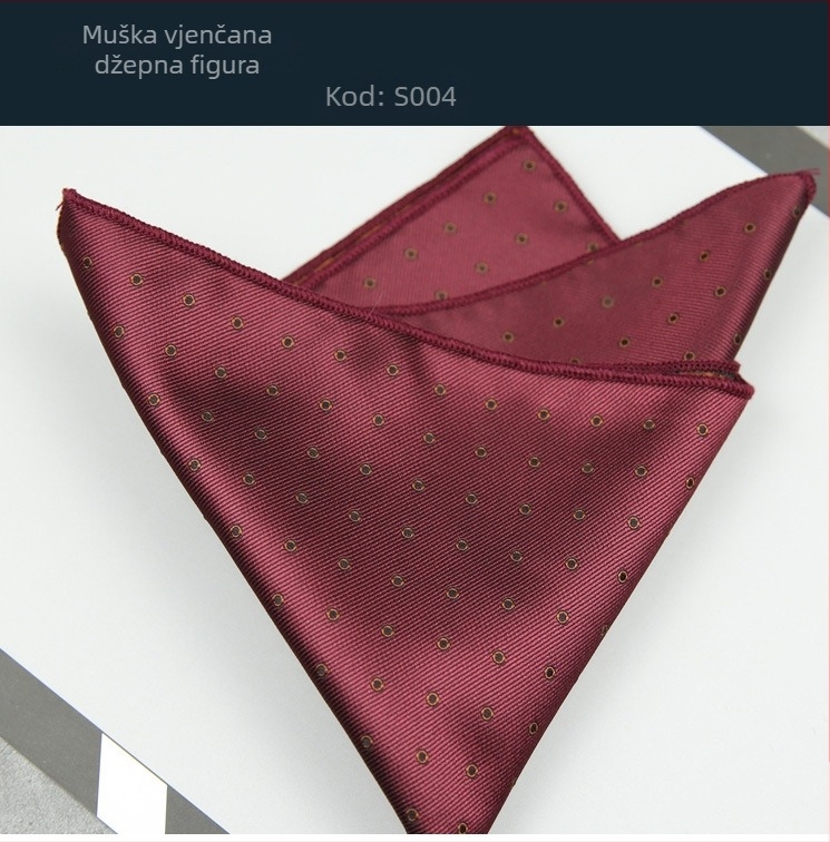 Džepna ručnik za odijelo: poliesterske niti, administrativni stil, jacquard obrada, za muškarce, zima 2022.