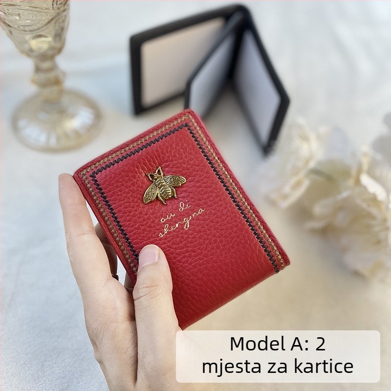 Holy Horse 3806ABC Kožna torbica za vozačku dozvolu, jednobojna, gradski minimalistički stil, za svakodnevnu upotrebu